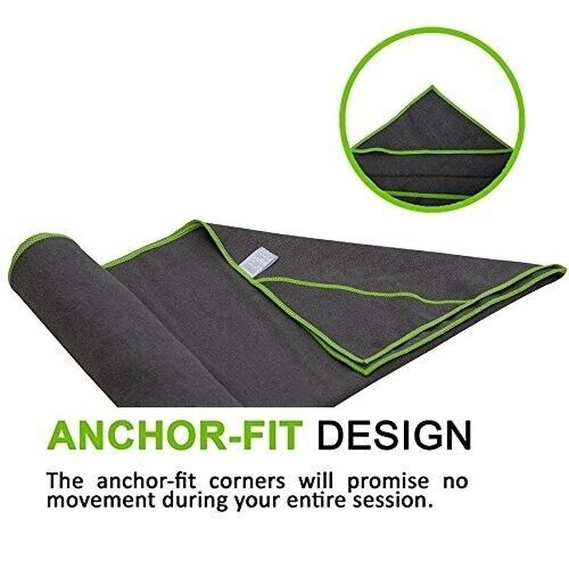 Non-Slip Yoga Mat Towel – Super Soft, Sweat-Absorbent, Quick-Dry & Eco-Friendly Hot Yoga Towel