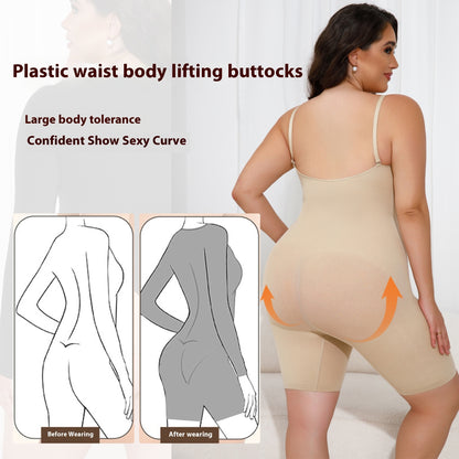 Shapewear with integrated hip support to sculpt curves and smooth the waist.