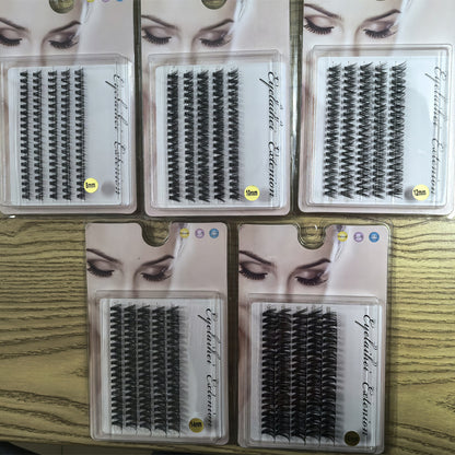 Segmented Lashes 5 Rows Of 40D Clusters Of 10