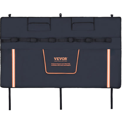 VEVOR 62-inch Tailgate Pad 6-Bike Pickup Truck Bed Tailgate Pad Protector Cover
