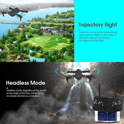 4K Camera Drone for Adults - Foldable Mini Quadcopter with Wifi FPV, Multiple Flight Modes, 3D Flip & One Key Start - Perfect Gift for Kids & Beginners!
