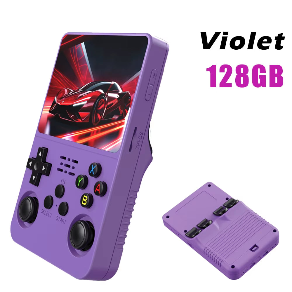 Handheld Game Console 3.5 Inch IPS Screen Retro Game Console Linux System Screen Portable Pocket Video Player