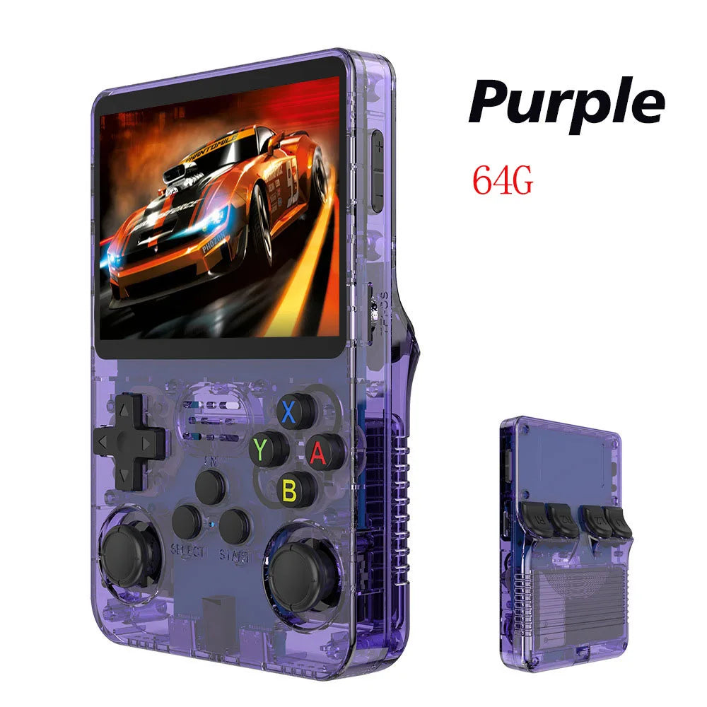 Handheld Game Console 3.5 Inch IPS Screen Retro Game Console Linux System Screen Portable Pocket Video Player