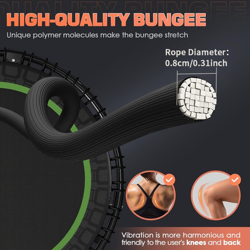 Fitness Trampoline Get In Shape At Home Or With Our 40 Inch Mini Exercise Trampoline
