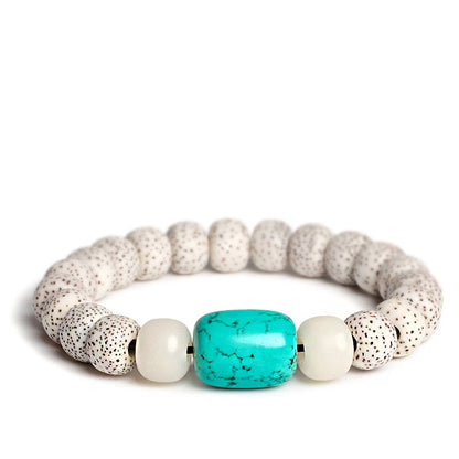 This Bodhi Seed Root Single Circle Beaded Bracelet is a timeless meditation accessory symbolizing mindfulness, peace, and spiritual growth.