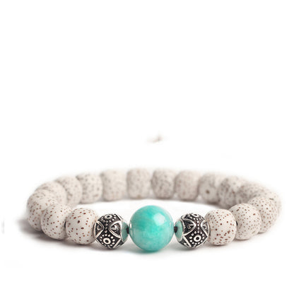 This Bodhi Seed Root Single Circle Beaded Bracelet is a timeless meditation accessory symbolizing mindfulness, peace, and spiritual growth.