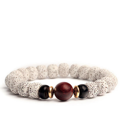 This Bodhi Seed Root Single Circle Beaded Bracelet is a timeless meditation accessory symbolizing mindfulness, peace, and spiritual growth.