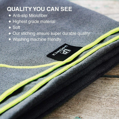 Non-Slip Yoga Mat Towel – Super Soft, Sweat-Absorbent, Quick-Dry & Eco-Friendly Hot Yoga Towel
