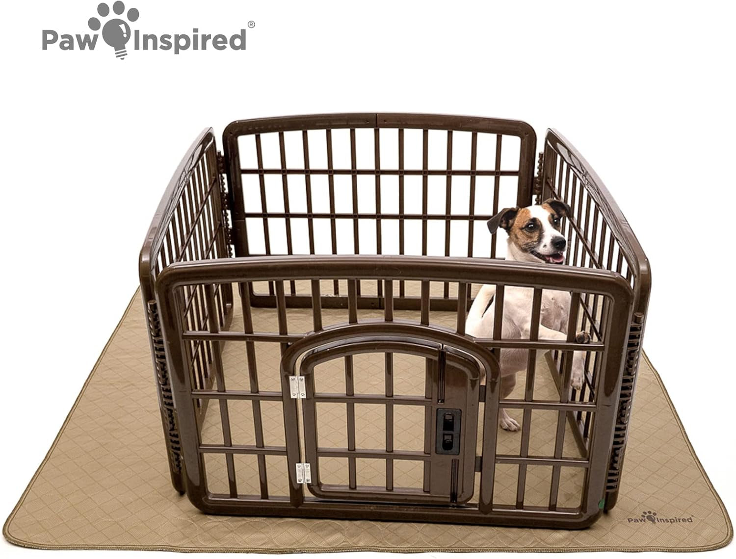 Washable Pee Pads for Dogs (2 Pack), Leakproof, Non-Slip Reusable Puppy Pads for Potty Training, Whelping, Waterproof Mat (41X41 Inch, Pack of 2)