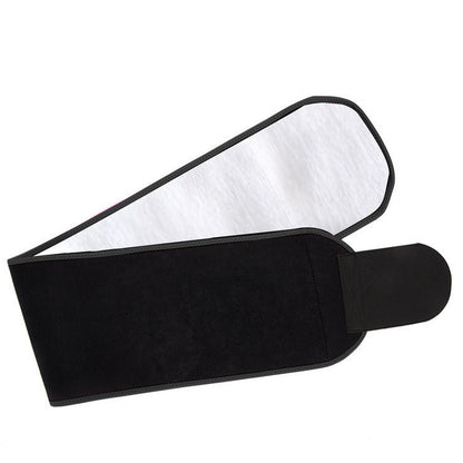 Waist trimmer sweat belt for gym workouts—adjustable support for women and men.
