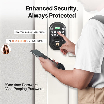 Keyless Entry Door Lock With Handle Electronic Door Lock Password And Key