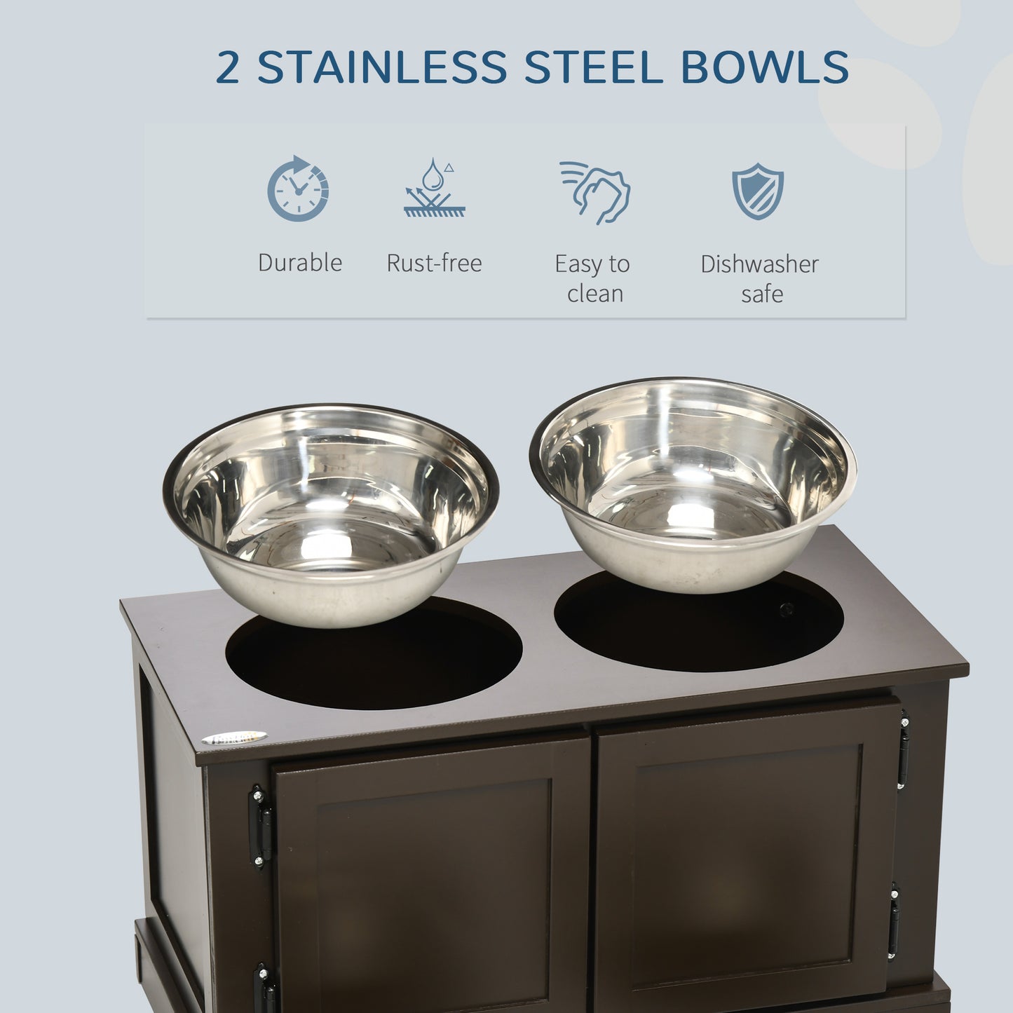 Elevated dog bowls with storage for healthier feeding and clutter-free pet spaces.