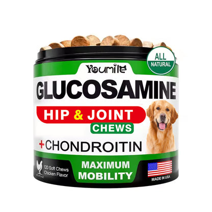Pet Hip & Joint Supplement Chondroitin for Dogs Mobility Support