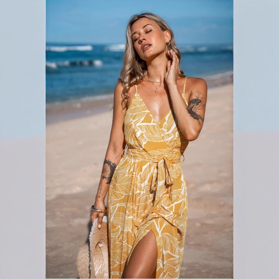 Women's Mid-length Sleeveless Dress