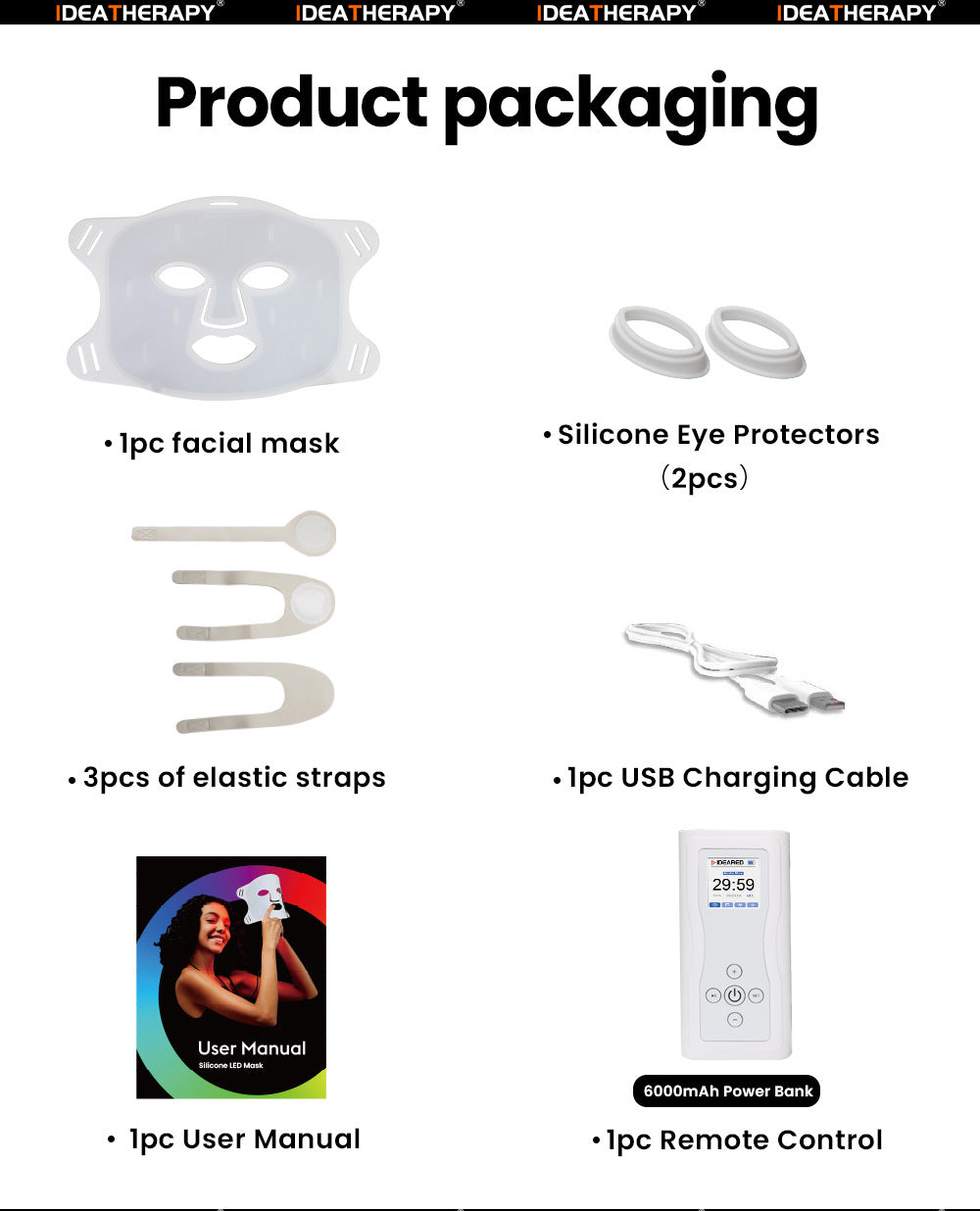 Photon Rejuvenation Mask – Red & Blue LED Beauty Apparatus for Home Facial Care