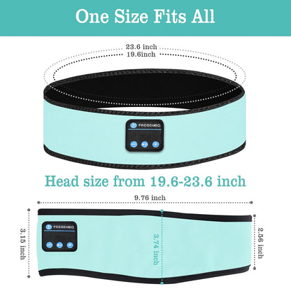 Sleep Headphones Headband – Wireless Bluetooth Music Headband with Ultra-Thin HD Speakers, Super Comfortable for Side Sleepers, Running, Yoga & Meditation