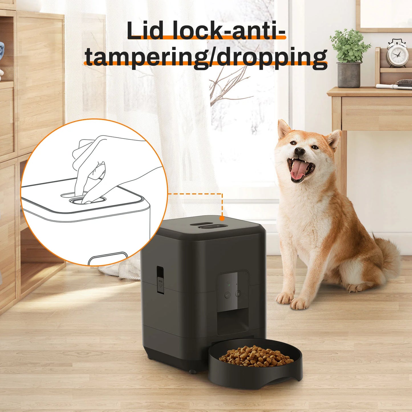Revolutionize Your Pet's Feeding Routine with the HEYBO Smart Pet Feeder - Automatic 2L Capacity for Cats and Small Dogs