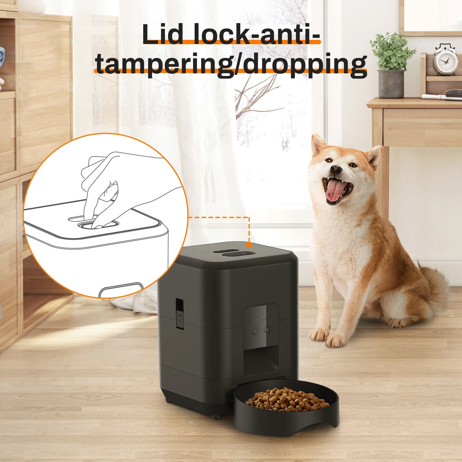 Revolutionize Your Pet's Feeding Routine with the HEYBO Smart Pet Feeder - Automatic 2L Capacity for Cats and Small Dogs
