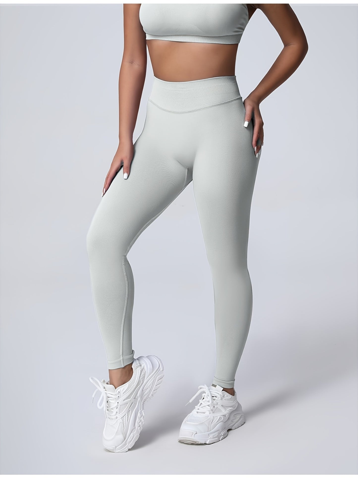 2-pack high-waist yoga leggings with naked-feel comfort and squat-proof support for every workout.