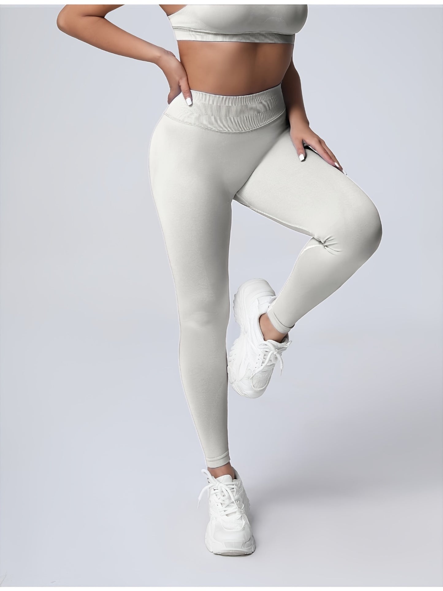 2-pack high-waist yoga leggings with naked-feel comfort and squat-proof support for every workout.