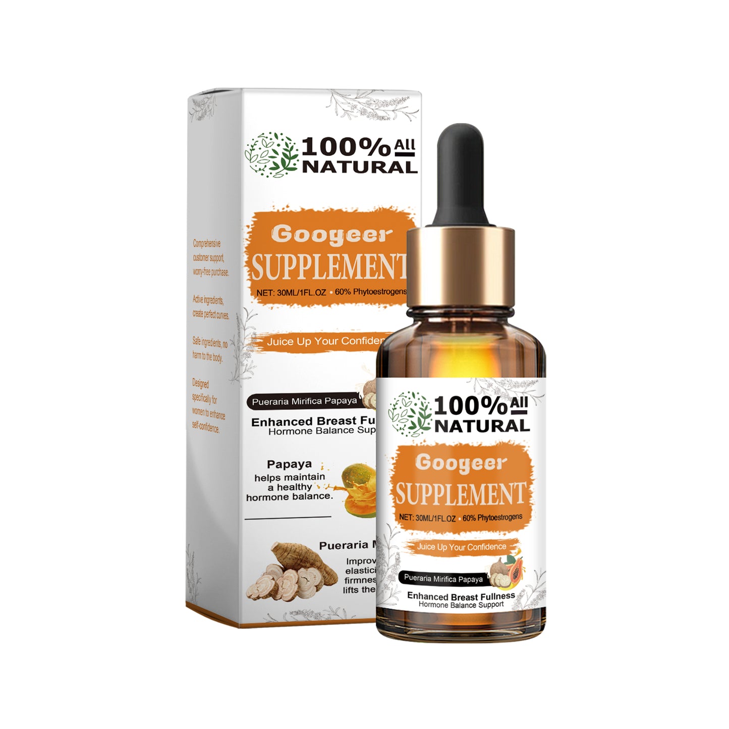 Papaya Supplement Capsules Digestive Enzymes Support Gut Health Detox