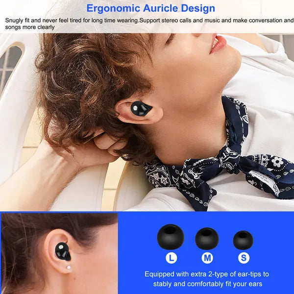 TWS True Wireless V4.2 Earbuds IPX4 In-ear Stereo Earphone Hands-free Deep Bass Earpiece