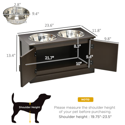 Elevated dog bowls with storage for healthier feeding and clutter-free pet spaces.