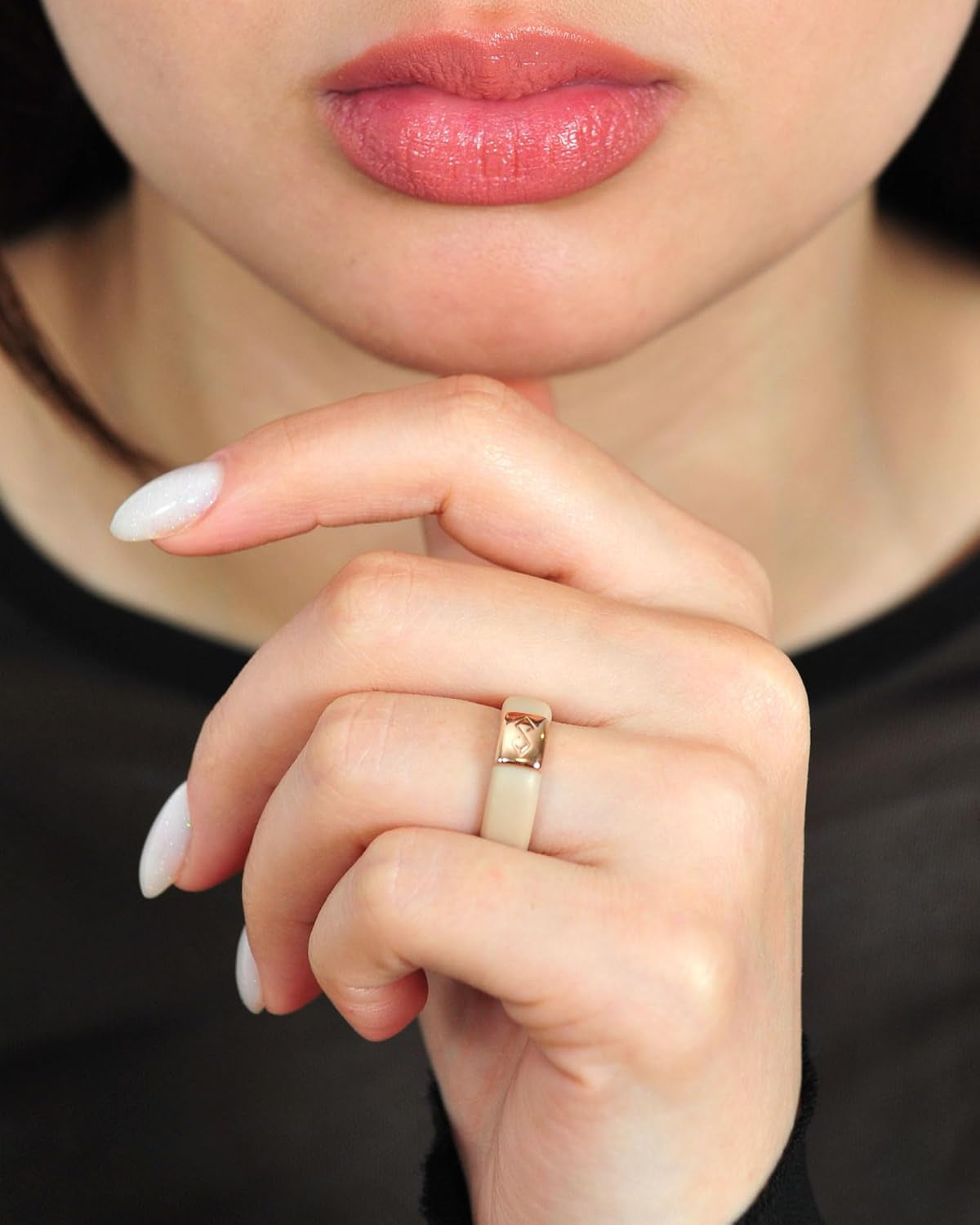 Silicone Rings for Women 6Mm Wide & Men 7Mm Wide, 2Mm Thick - Silicone Wedding Bands- Infinity Ring with Metal Plate - Patented Design