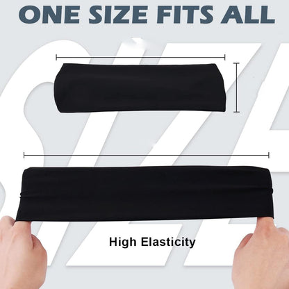 5-pack Yoga Sports fitness headbands that absorb sweat, stay secure, and keep you comfortable.