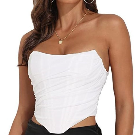 Solid color fishbone corset designed to sculpt your waist and enhance natural curves.