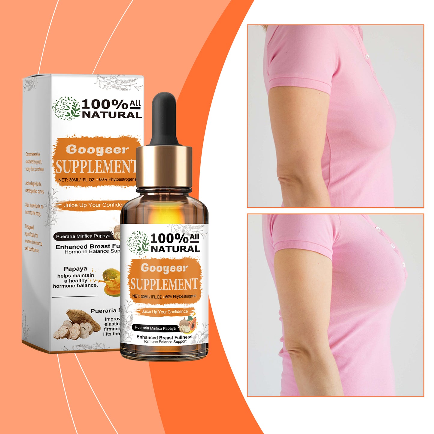 Papaya Supplement Capsules Digestive Enzymes Support Gut Health Detox
