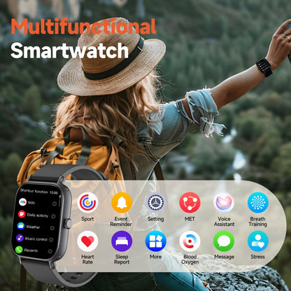 New 2.0-inch Smart Watch With Multiple Sports Modes And Fitness Tracker, Bluetooth Calling, Health Vital Scores