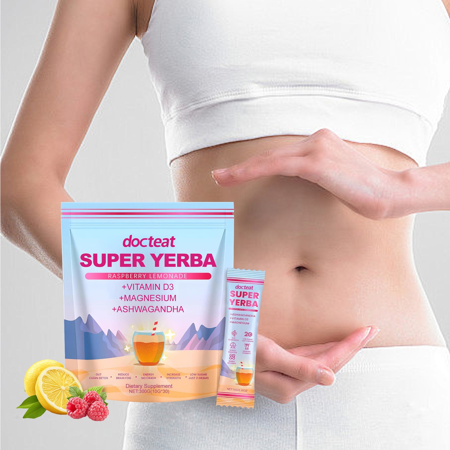 Boost your energy naturally with Docteat Yerba Mate Powder, a premium dietary supplement known for supporting clean energy, focus, and metabolism.