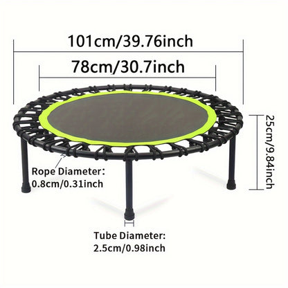 Fitness Trampoline Get In Shape At Home Or With Our 40 Inch Mini Exercise Trampoline