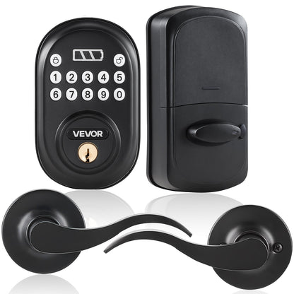 Keyless Entry Door Lock With Handle Electronic Door Lock Password And Key