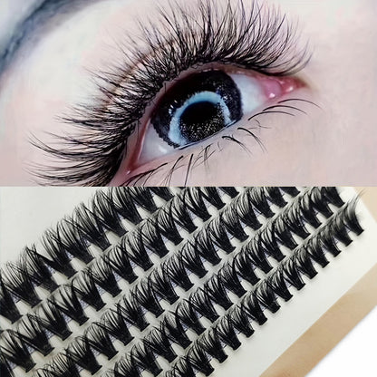 Segmented Lashes 5 Rows Of 40D Clusters Of 10