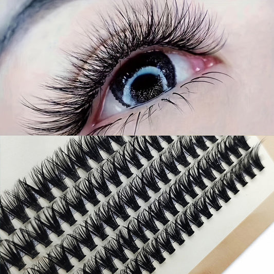 5 Rows Of 40D Clusters Of 10 0 Segmented Lashes