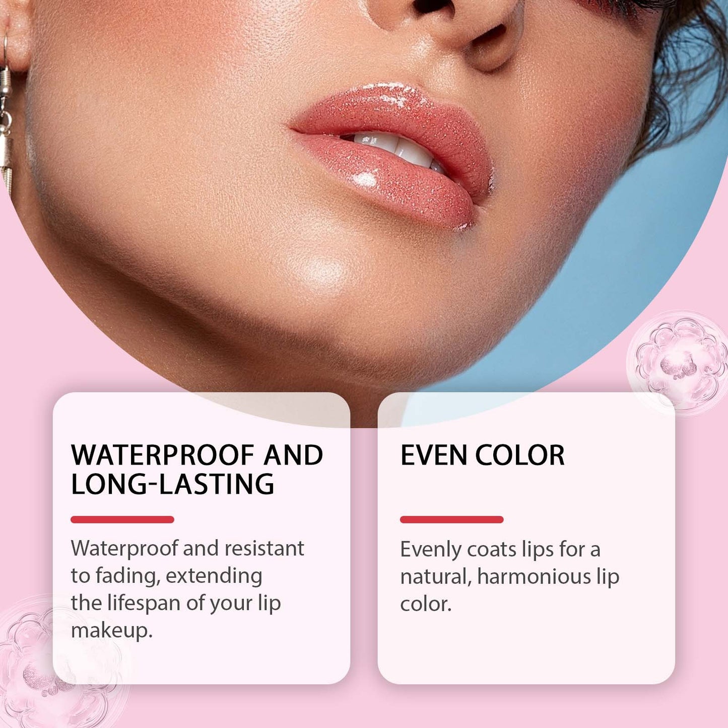 Moisturizing Glossy Portable Lip Makeup – Bright Plum Shine
