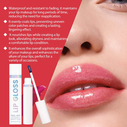 Moisturizing Glossy Portable Lip Makeup – Bright Plum Shine