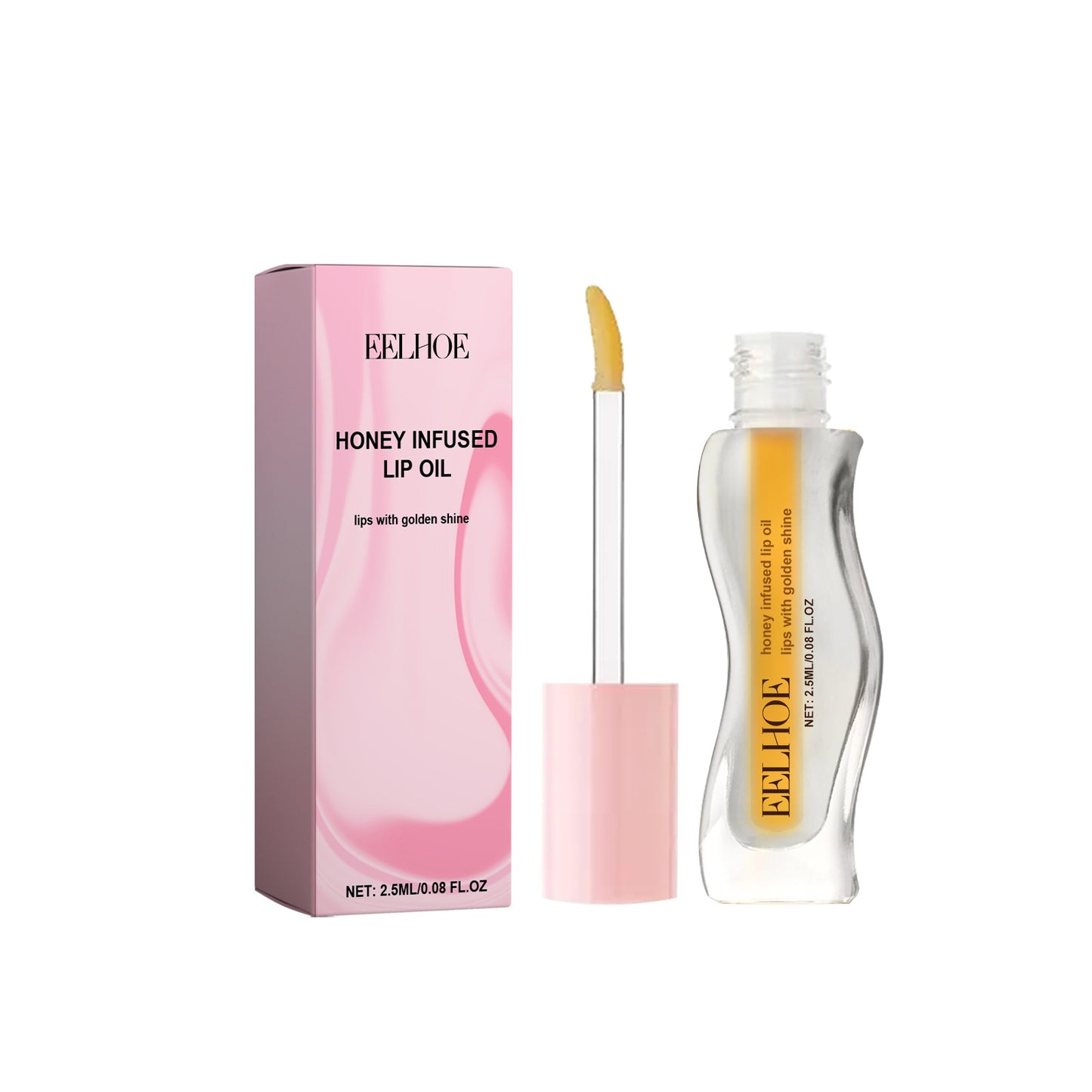 Honey-Infused Moisturizing Lip Oil – Plumping Gloss That Helps Fade the Look of Lip Lines