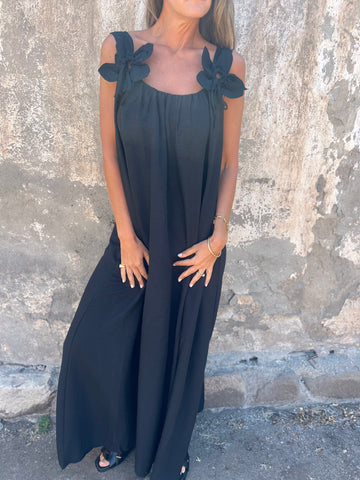 Summer Solid Color Lace Fashion Dress Women