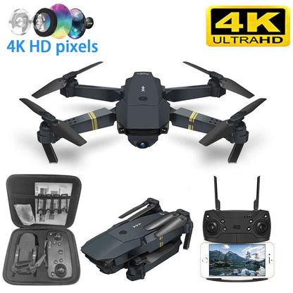 4K Camera Drone for Adults - Foldable Mini Quadcopter with Wifi FPV, Multiple Flight Modes, 3D Flip & One Key Start - Perfect Gift for Kids & Beginners!