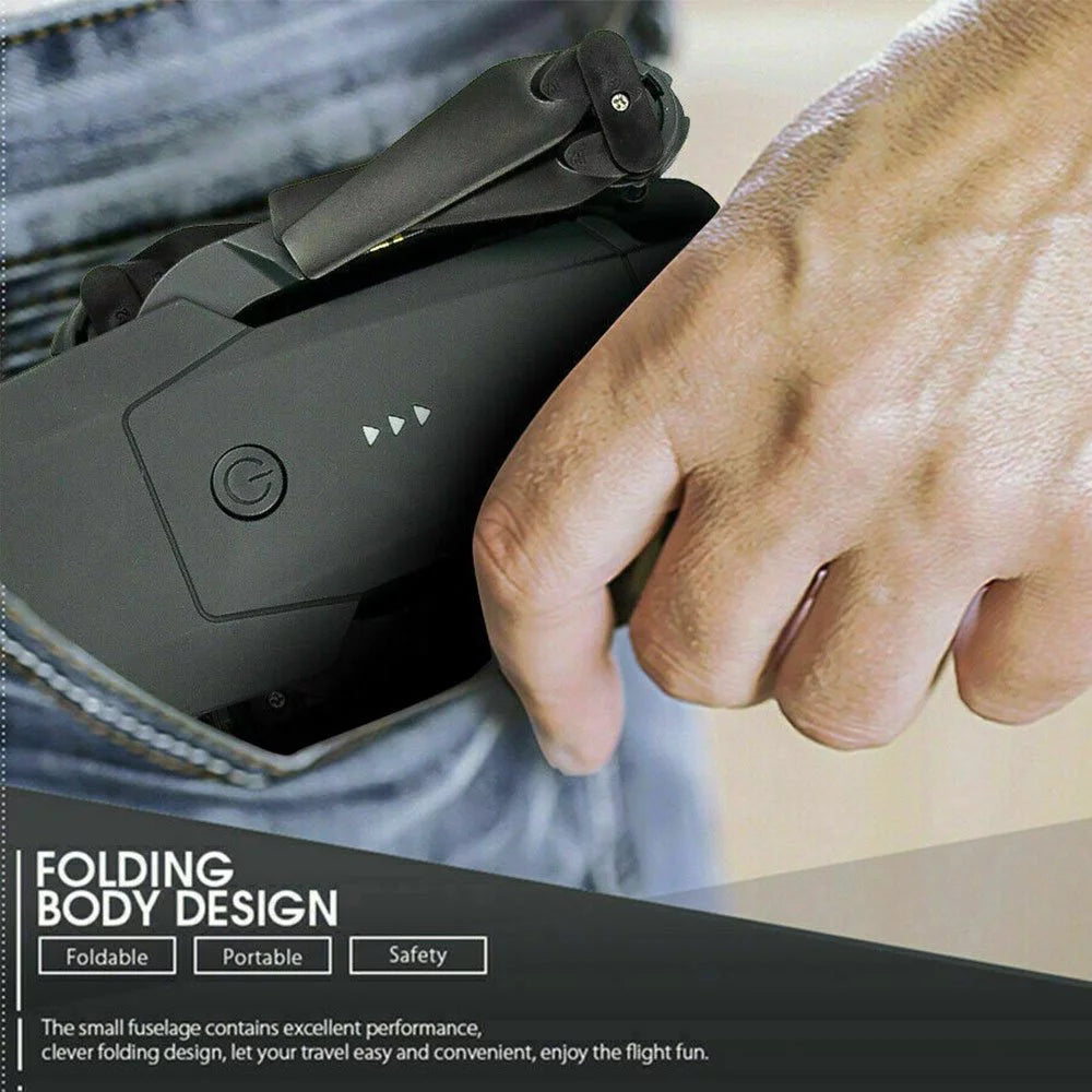 4K Camera Drone for Adults - Foldable Mini Quadcopter with Wifi FPV, Multiple Flight Modes, 3D Flip & One Key Start - Perfect Gift for Kids & Beginners!