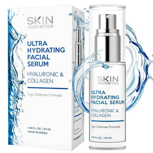 Revitalize Your Skin: Hyaluronic Acid & Collagen Serum - Anti-Aging, Ultra Hydrating, Fine Lines & Acne Scar Solution - Dermatologist Tested, Clean Korean Skincare