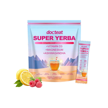 Boost your energy naturally with Docteat Yerba Mate Powder, a premium dietary supplement known for supporting clean energy, focus, and metabolism.