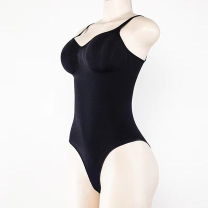 Shapewear with integrated hip support to sculpt curves and smooth the waist.