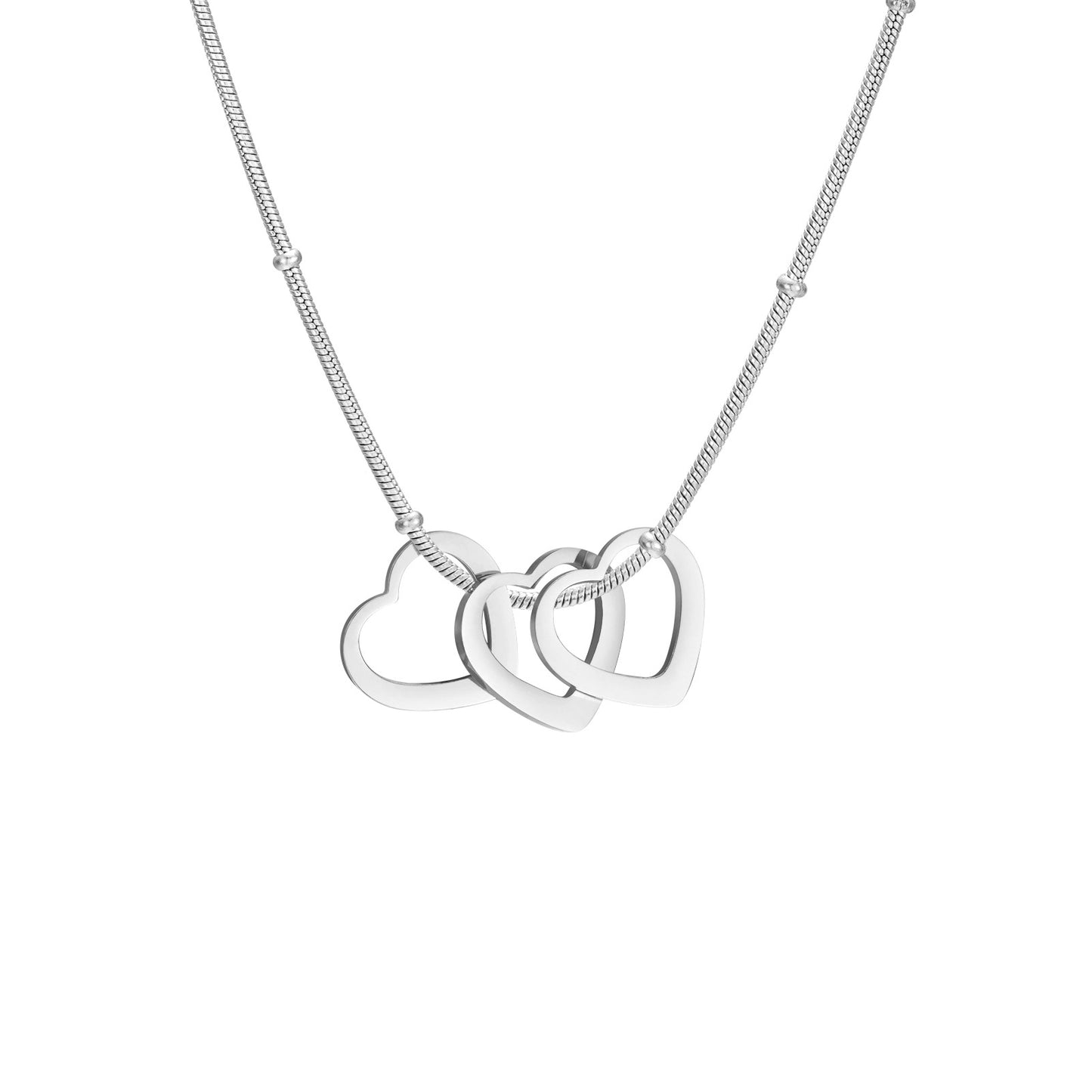Simple Heart-shaped Light Plate Necklace