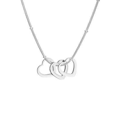 Simple Heart-shaped Light Plate Necklace