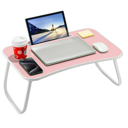 Adjustable laptop stand for bed—comfortable, stable support for work or streaming.