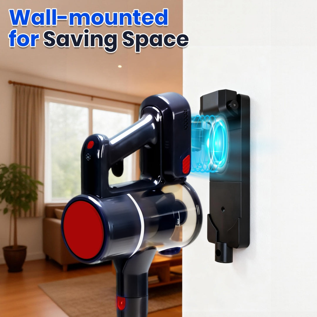 Cordless Vacuum Cleaner, Lightweight Stick Vacuum Household Anti-tangling And LED Light, Powerful Rechargeable Wireless Vacuum Cleaner